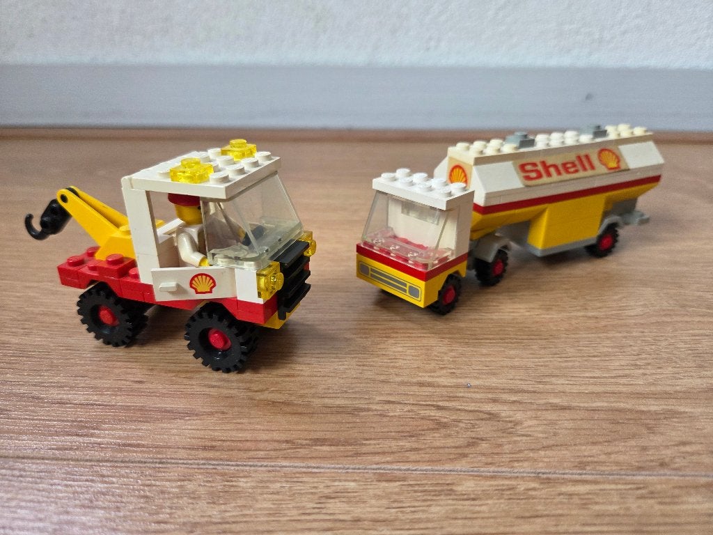 Vintage LEGO Classic Town Shell-voertuigen 671 en 6628, Ophalen of Verzenden, Gebruikt, Lego