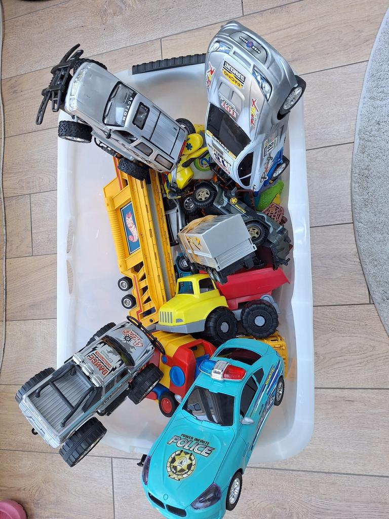 Div plastic autotjes bak vol, Ophalen of Verzenden, Zo goed als nieuw
