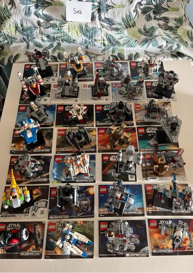 Lego Star Wars 31 (Microfighters) sets. Zie info!, Kinderen en Baby's, Speelgoed | Duplo en Lego, Ophalen of Verzenden, Zo goed als nieuw