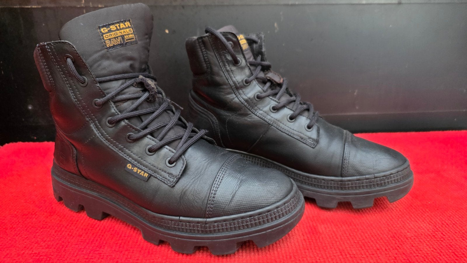 G-Star RAW Boots Maat 41 / 7.5 Zwart, Zwart, Boots, Ophalen of Verzenden, Gedragen