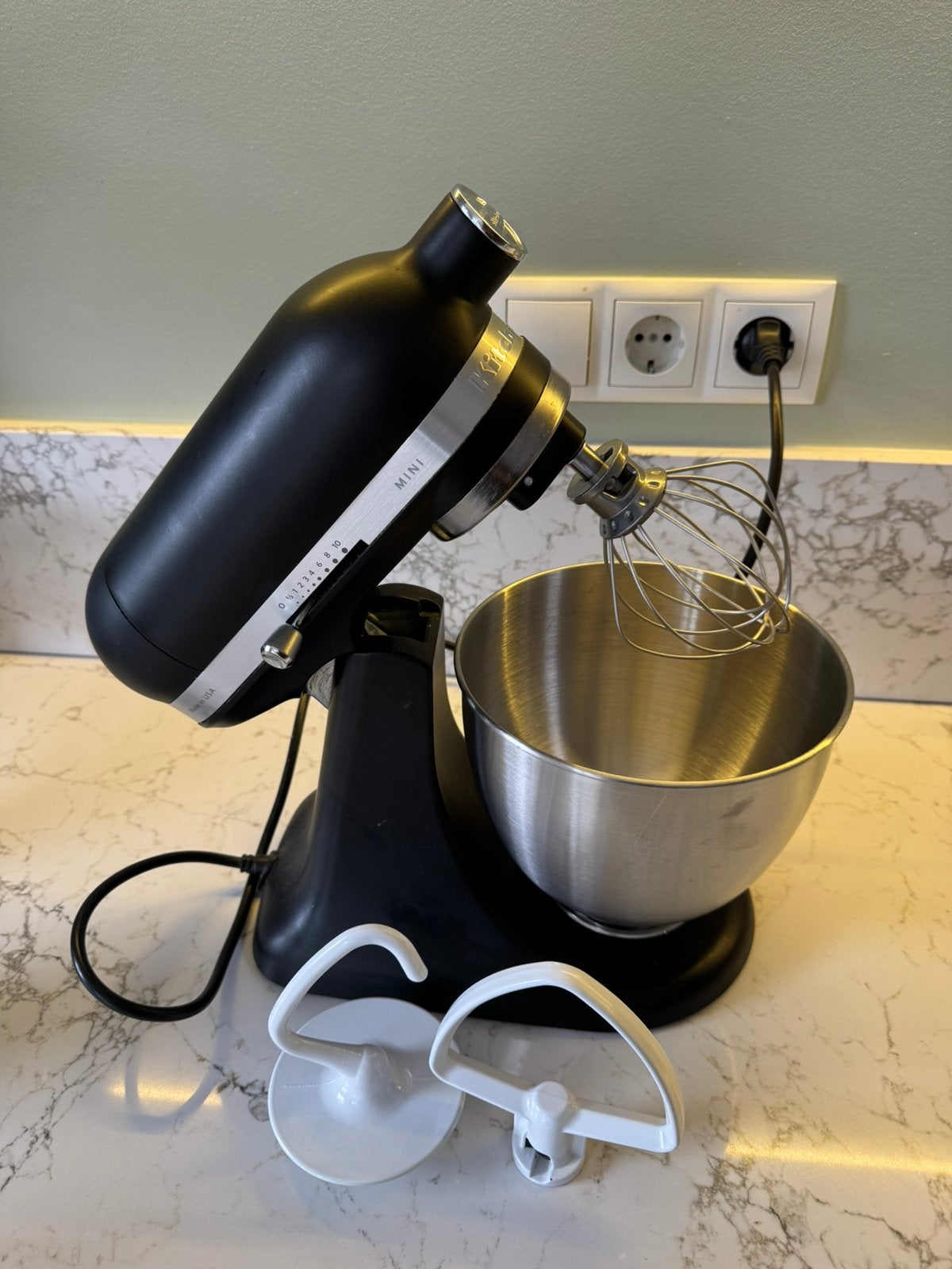 Kitchenaid Artisan Mini, Witgoed en Apparatuur, Keukenmixers, 3 tot 4 liter, Ophalen, Gebruikt, 3 snelheden of meer