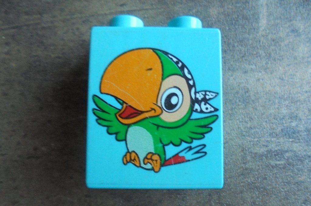 Lego Duplo Brick 1x2x2 (zie foto's), Ophalen of Verzenden, Gebruikt, Losse stenen, Duplo