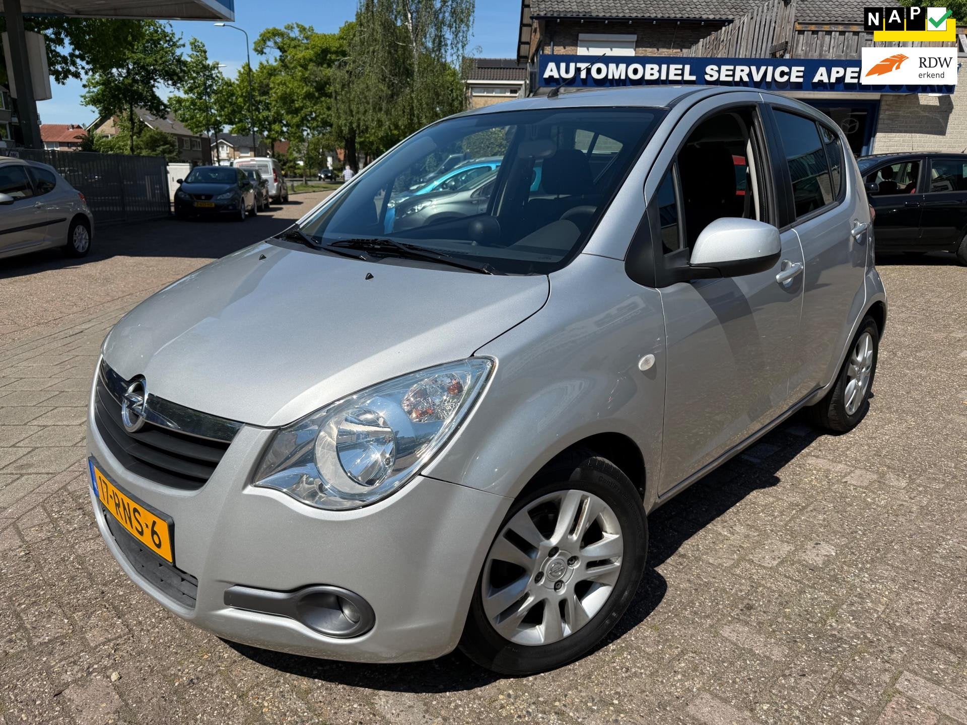 Opel Agila 1.2 Edition NL AUTO *AIRCO*ELEKTR. RAMEN*STUURBEK, Auto's, Voorwielaandrijving, 4 cilinders, 965 kg, Origineel Nederlands