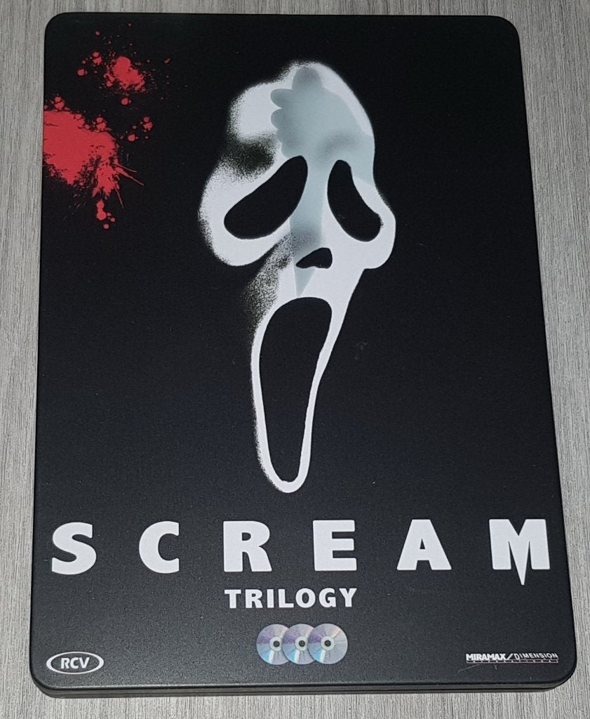 DVD Scream Trilogy,1,2,3 [Metal Box 3 DVD's], Engels, Alle leeftijden, Nederlands, Overige genres