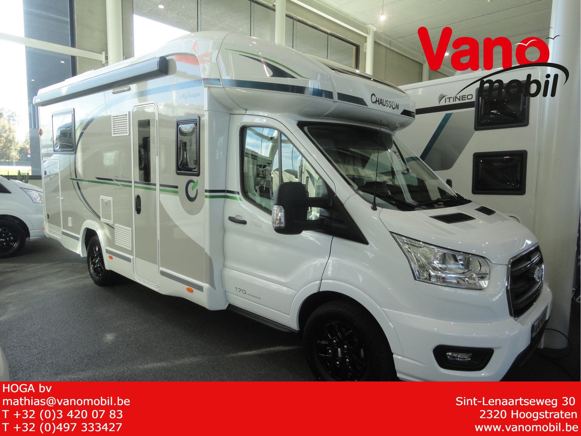 Chausson 788 NORDIC EDITION 788 FORD TRANSIT 2.0TDCI 170PK A, Caravans en Kamperen, Campers, Automaat, 7 tot 8 meter, Diesel, Half-integraal