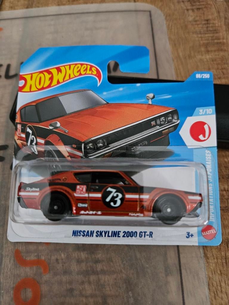Hotwheels Nissan Skyline 2000GT-R Nieuw, Ophalen of Verzenden, Nieuw, Auto