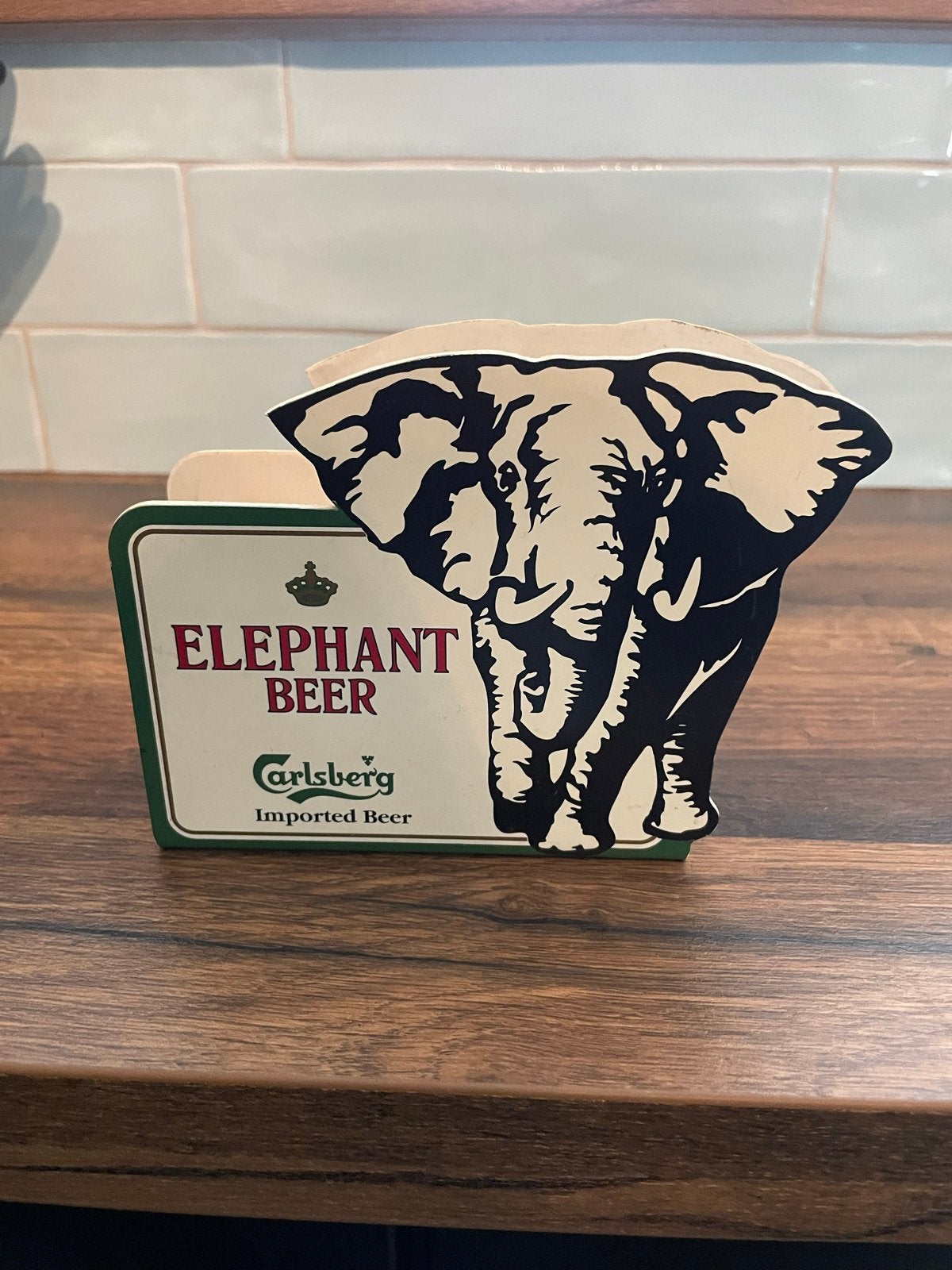 Bierviltjes houder - Carlsberg Elephant Beer, Verzamelen, Ophalen of Verzenden, Gebruikt, Overige typen, Overige merken