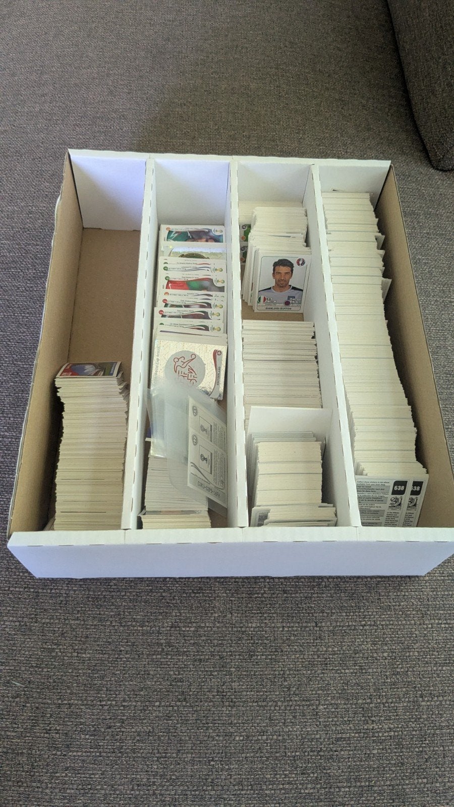 Panini WK voetbalplaatjes verzameling - 1000-en stickers, Verzenden, Zo goed als nieuw, Meerdere kaarten