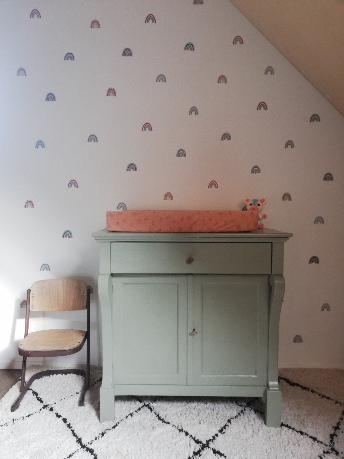 Vintage commode / massief hout / antiek / bezorgen mogelijk, 50 tot 70 cm, Ophalen of Verzenden, 90 tot 105 cm, 100 cm of meer