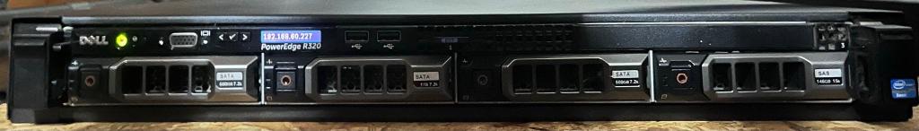Dell PowerEdge R320, Ophalen, Gebruikt, 32 GB, Hot swappable onderdelen