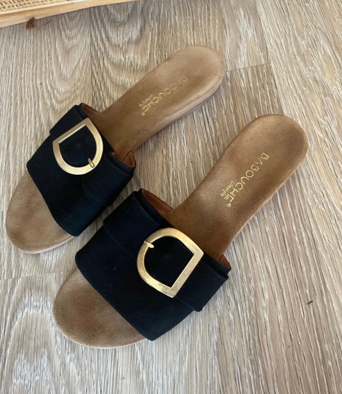 Babouche lifestyle slippers - Maat 41, Kleding | Dames, Schoenen, Slippers, Zwart, Ophalen of Verzenden, Zo goed als nieuw