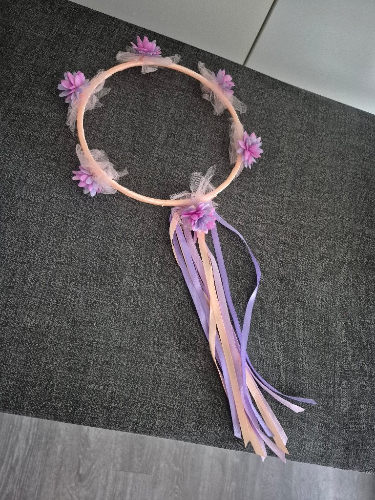 Mooie Rapunzel haarband met bloemen uit de Efteling, Ophalen of Verzenden, Nieuw, Overige typen