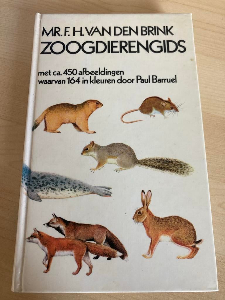 Zoogdierengids - Mr. F.H. van den Brink, Ophalen of Verzenden, Gelezen, Natuur algemeen