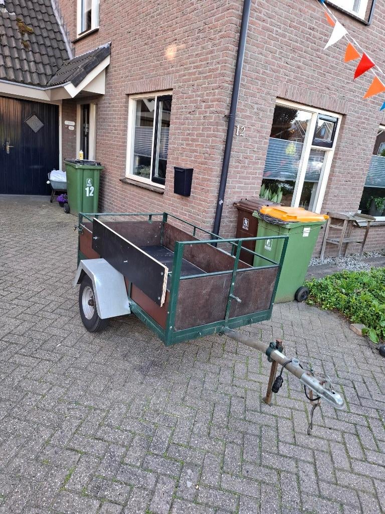 Te huur aanhanger 750 kg 180x100 cm, Ophalen, Zo goed als nieuw