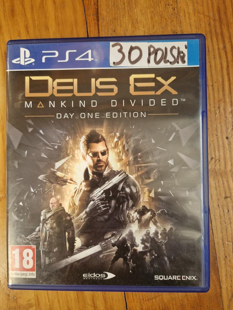 Deus Ex: Mankind Divided - Day One Edition (PS4), Vanaf 18 jaar, 1 speler, Ophalen of Verzenden, Zo goed als nieuw