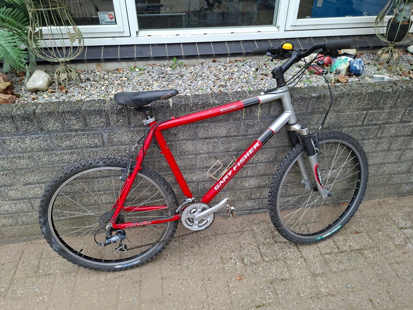 mountainbike 26 inch opknapper, Gebruikt, Velgrem, 49 tot 53 cm, Meer dan 20 versnellingen