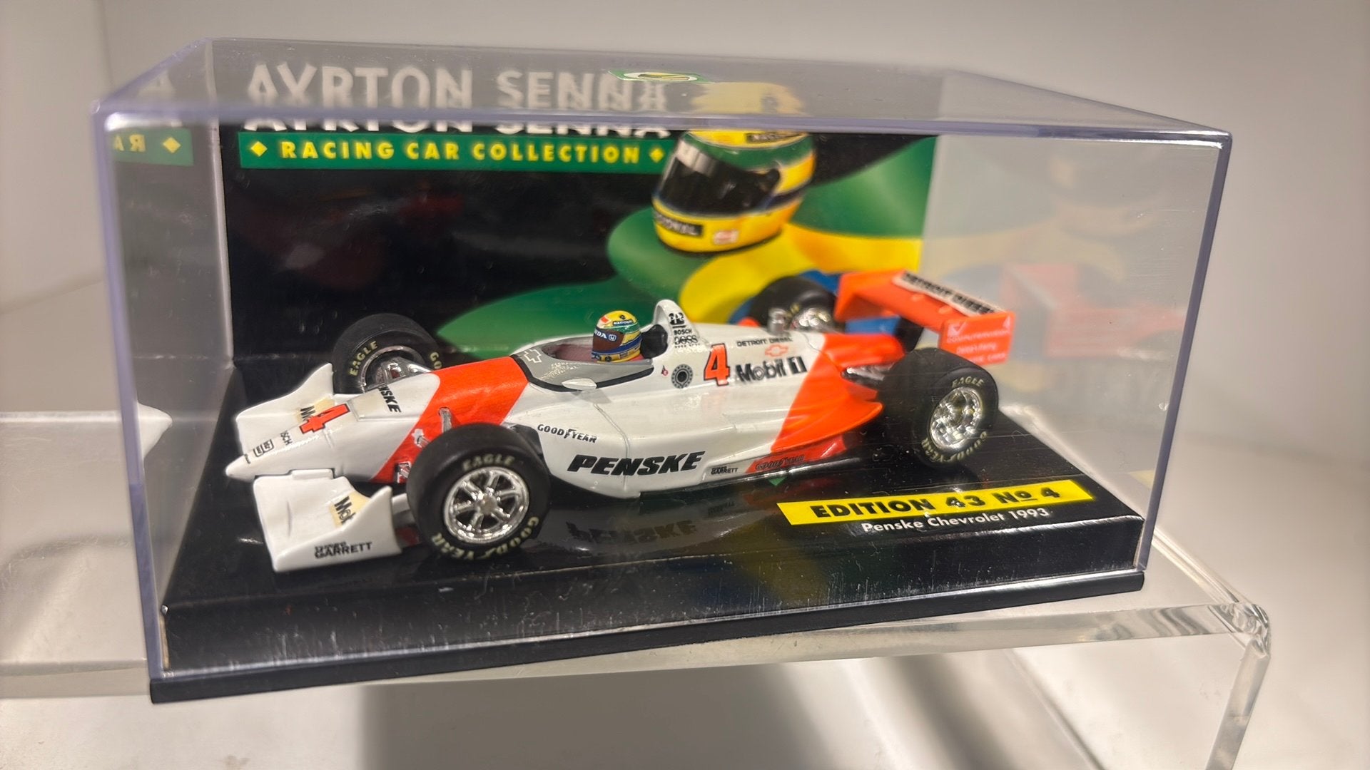 F1 penske Chevrolet senna 1993 minichamps 1.43, Auto, Ophalen of Verzenden, MiniChamps, A