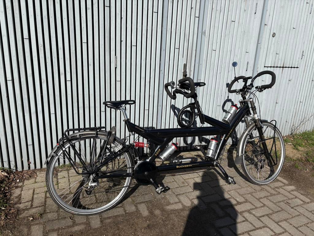 Handbuilt Koga Miyata Twintraffeler tandem te ruil aangebode, Fietsen en Brommers, Fietsen | Tandems, Vering, Ophalen of Verzenden