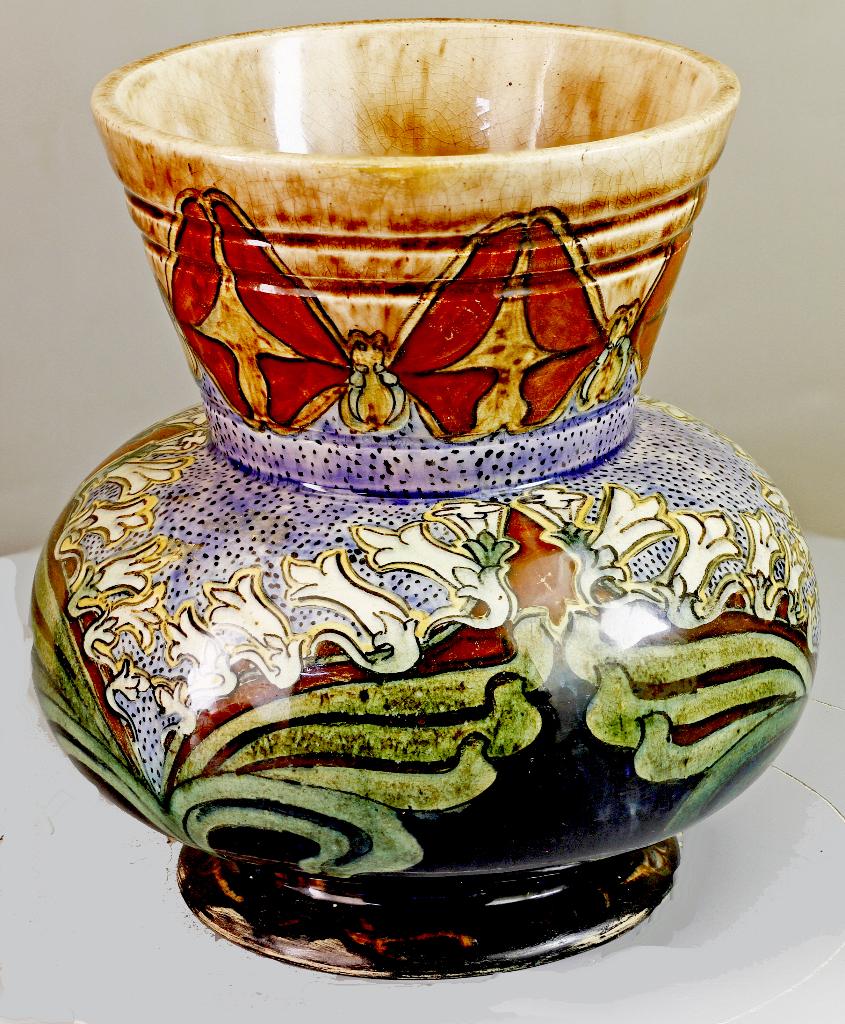 Rozenburg Vaas (Nr.: 85), Antiek en Kunst, Antiek | Keramiek en Aardewerk, Ophalen of Verzenden