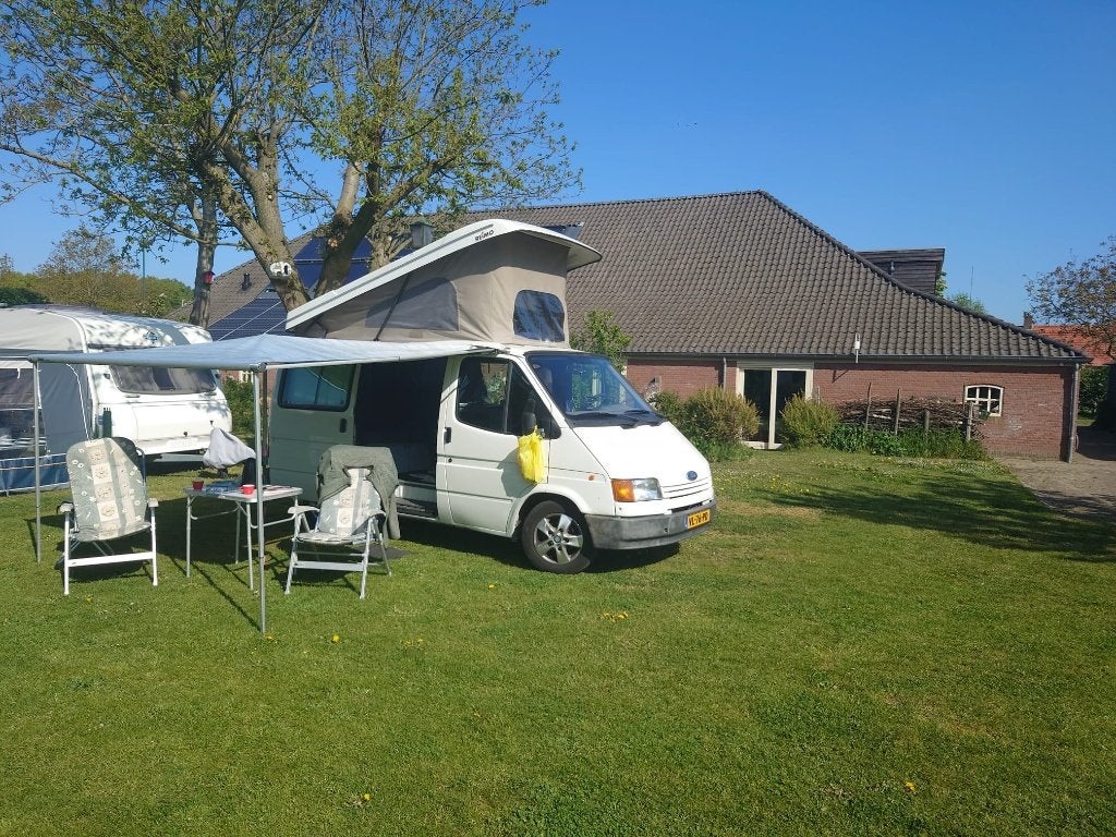 Camper ford transit Reimo 1991, Caravans en Kamperen, Chemisch toilet, Particulier, Achteruitrijcamera, Ford