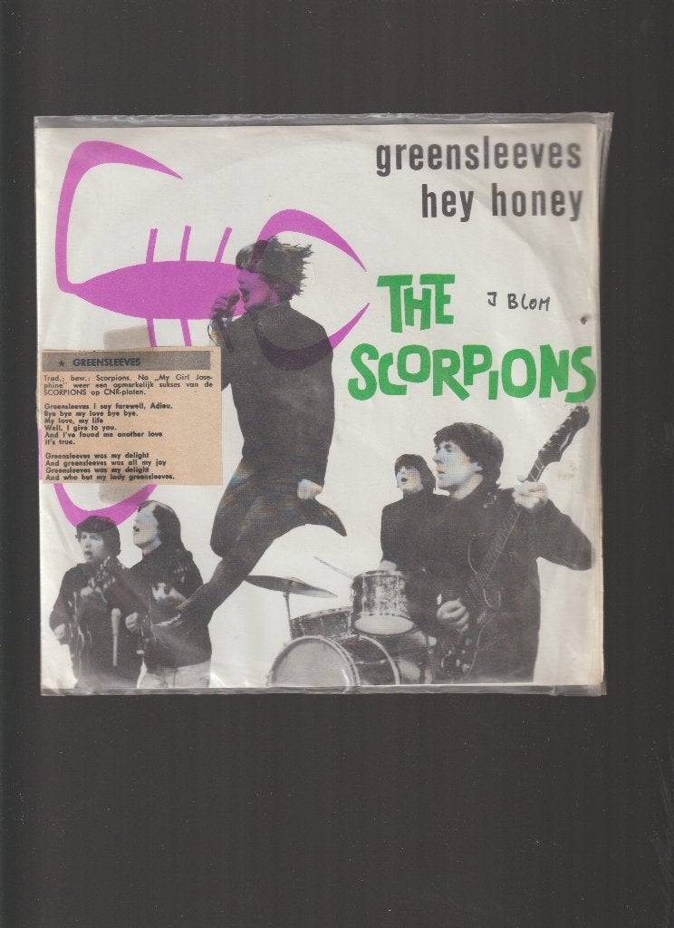 THE  SCORPIONS  --  GREENSLEEVES, 7 inch, Single, Zo goed als nieuw, Pop