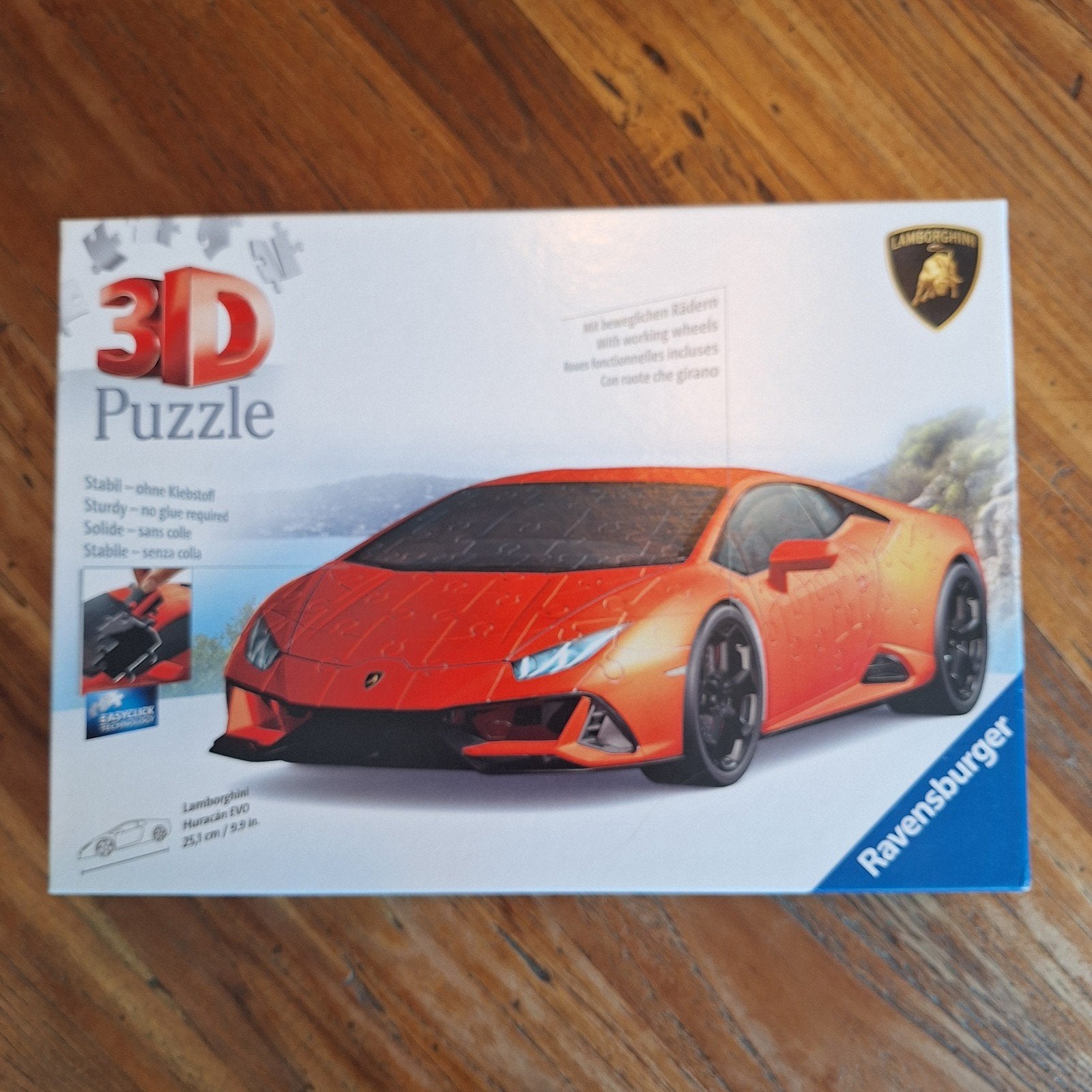 Ravensburger 3D Puzzle Lamborghini, 108 stukjes, Ophalen of Verzenden
