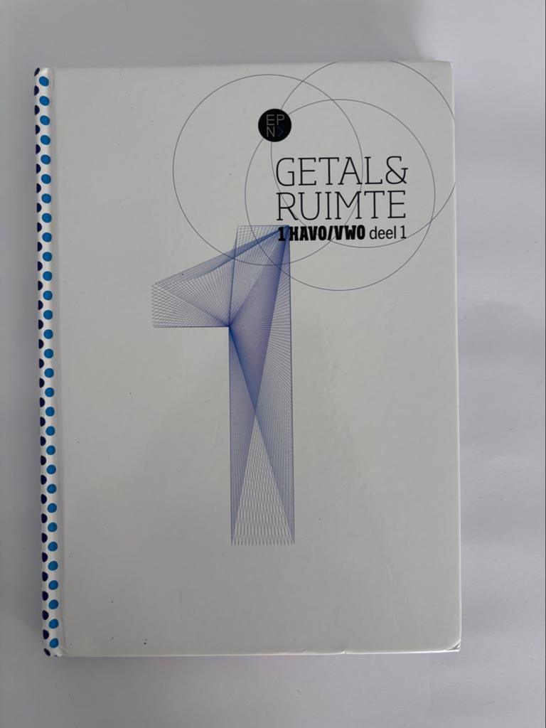 Getal & Ruimte 1 HAVO/VWO deel 1 - Tiende Editie, Boeken, Verzenden, Zo goed als nieuw, HAVO, Wiskunde A