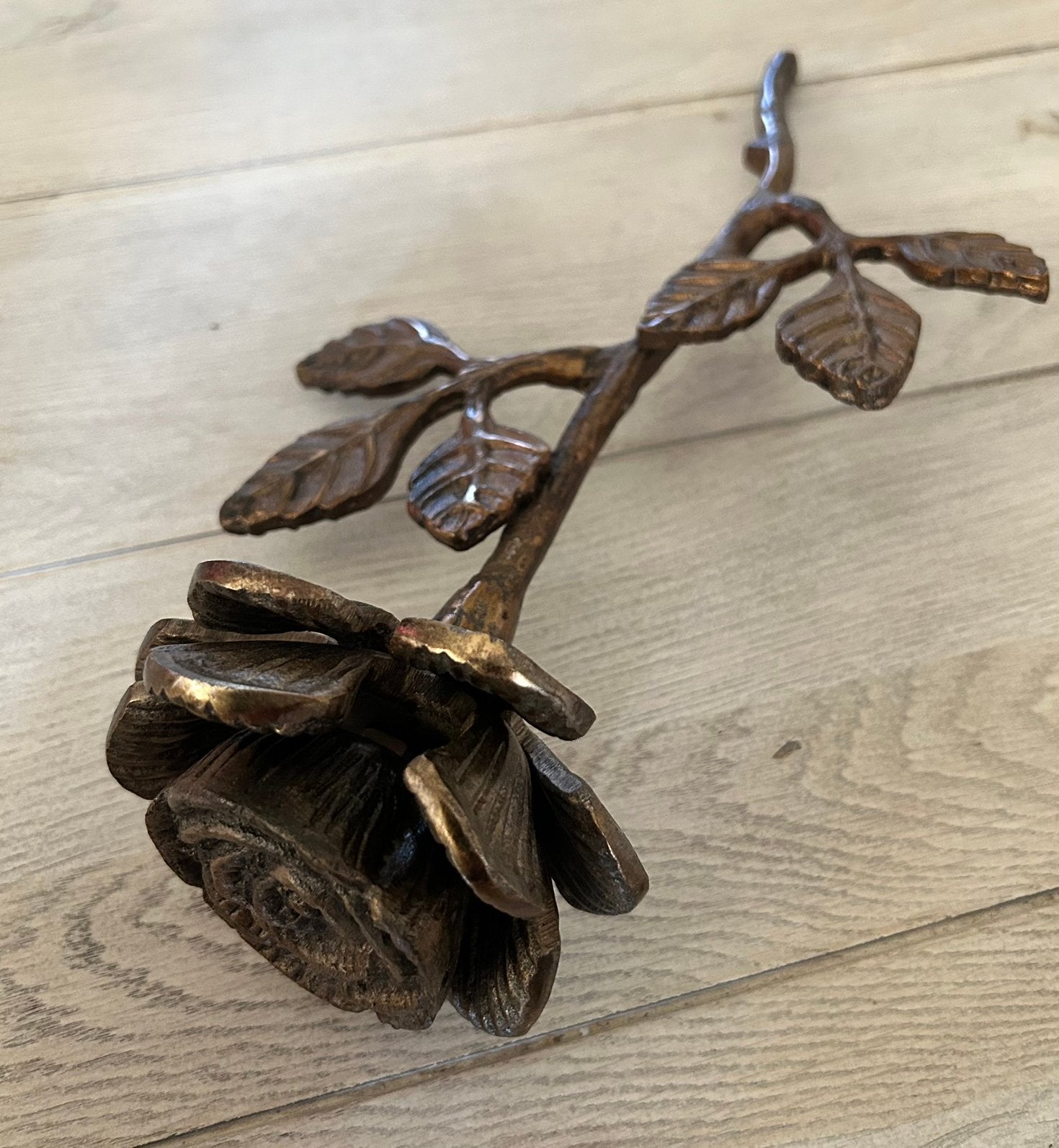 Urn in Roos vorm, Ophalen, Overige stijlen, Nieuw, Goud