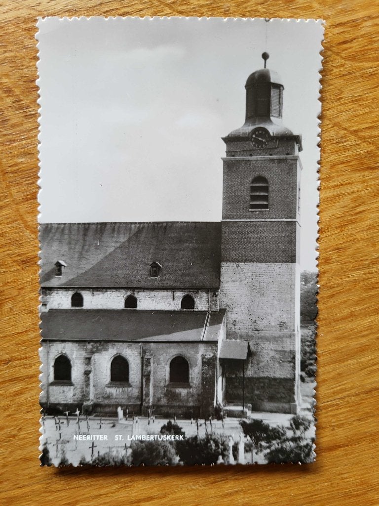 ansicht NEERITTER Kerk (2x), Ophalen of Verzenden, Voor 1920, Limburg