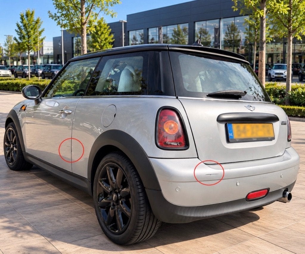 The Mini Tank 1.6 16V Cooper uit 2007, Auto's, Voorwielaandrijving, Stof, 4 cilinders, 4 stoelen