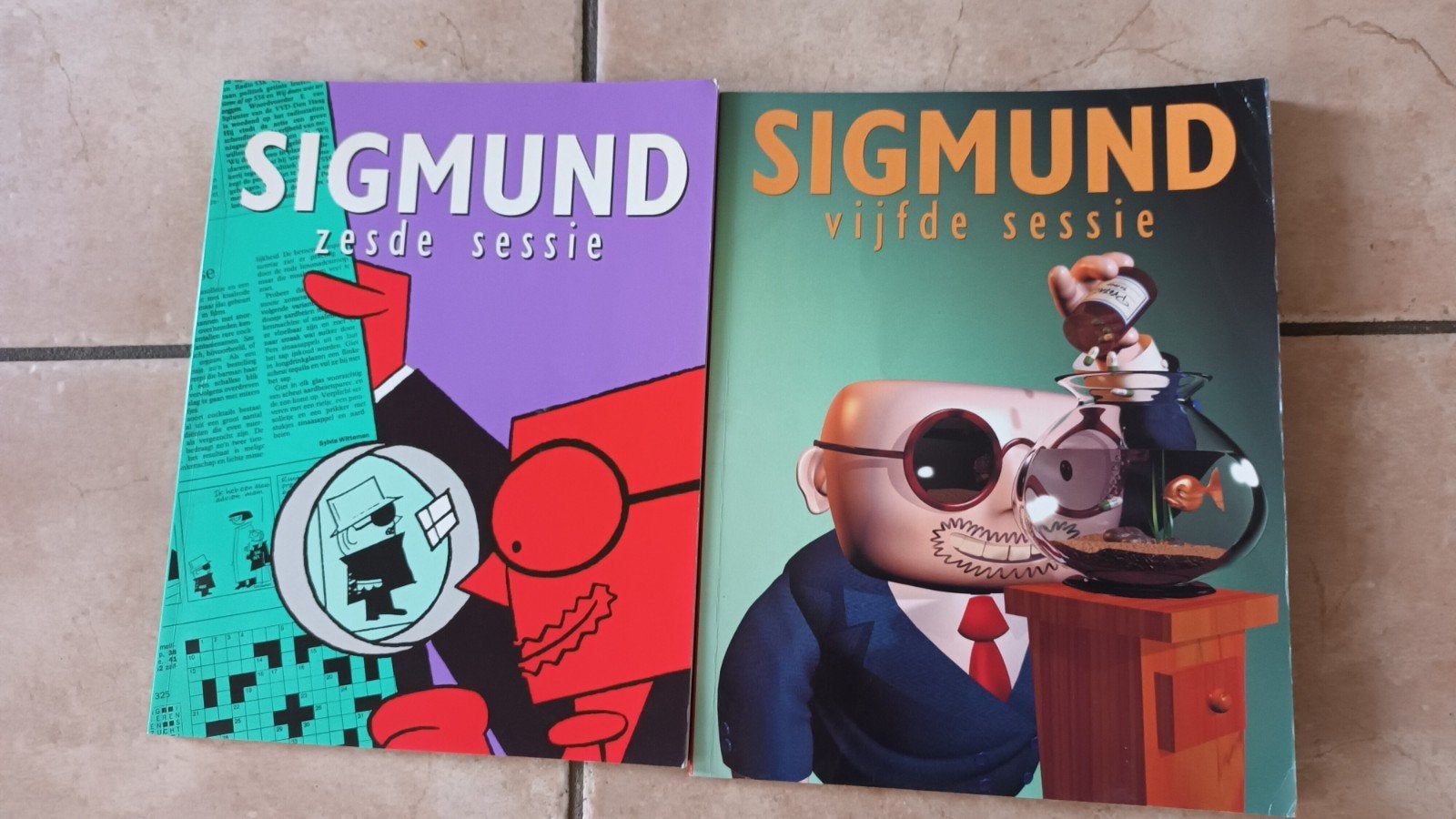 sigmud, Meerdere stripboeken, Ophalen