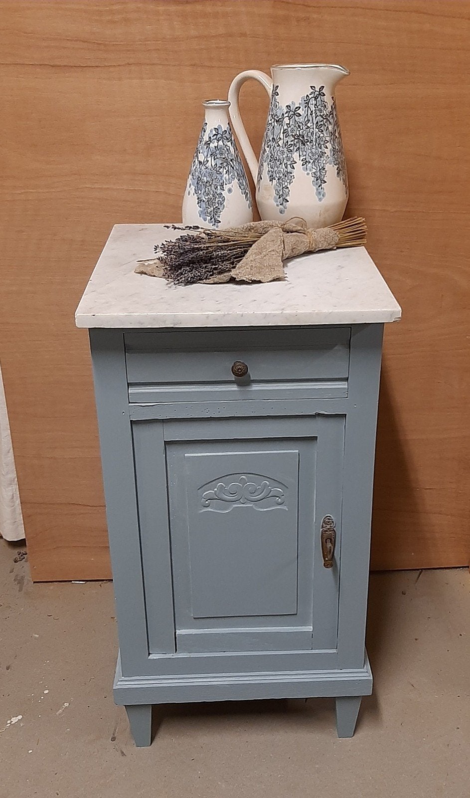 Antiek kastje, nachtkastje, halkastje, brocante kast, Ophalen, Gebruikt, Minder dan 45 cm, Gemaalweg 12b Rutten