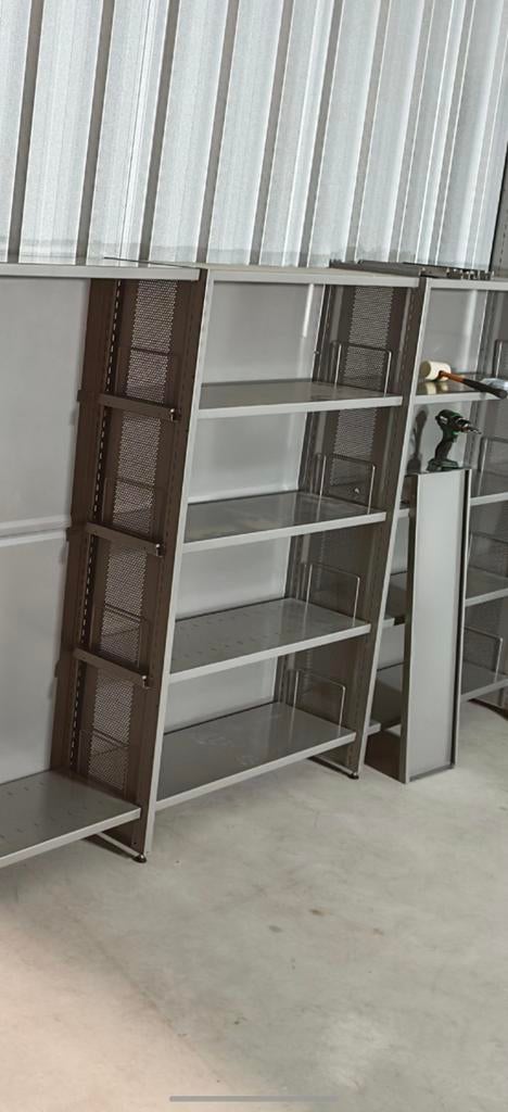 Stevige stellingkasten 160cm hoog ideaal voor opslag of Arch, Huis en Inrichting, Kasten | Stellingkasten, Ophalen, Gebruikt