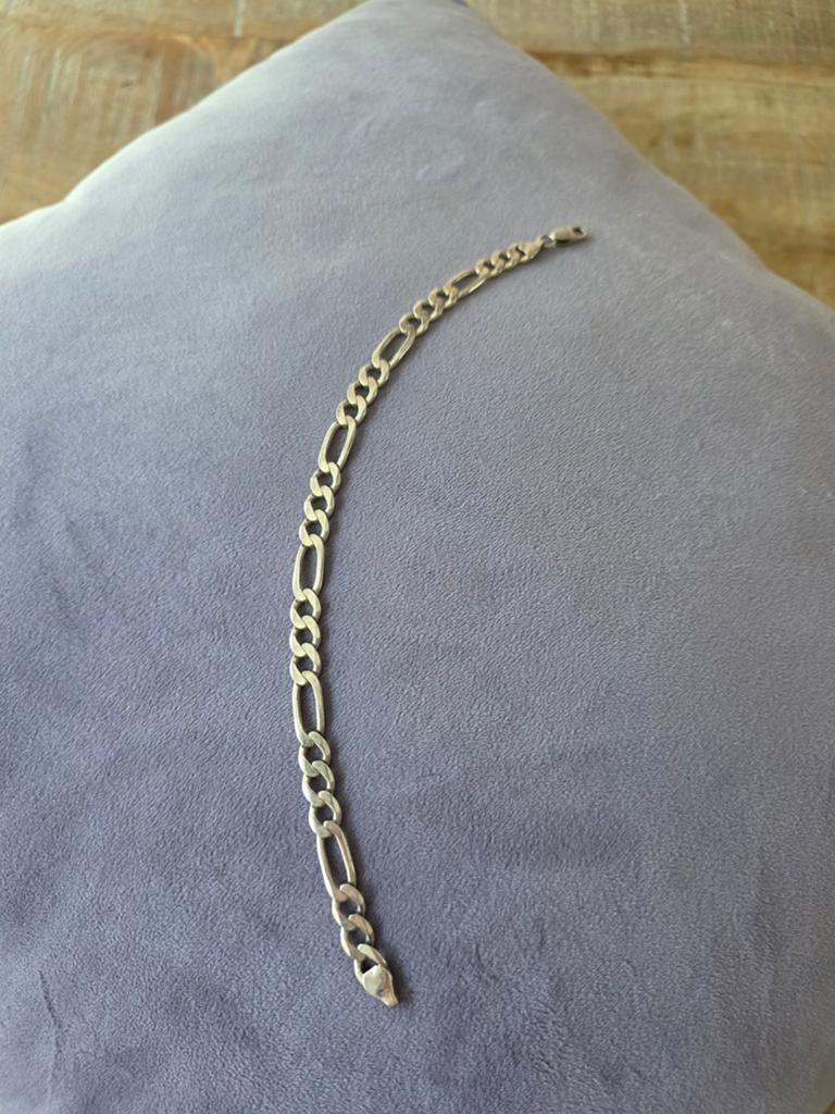 Zilveren Figaro Armband - Klassiek en Tijdloos, Ophalen of Verzenden, Zo goed als nieuw, Zilver, Zilver