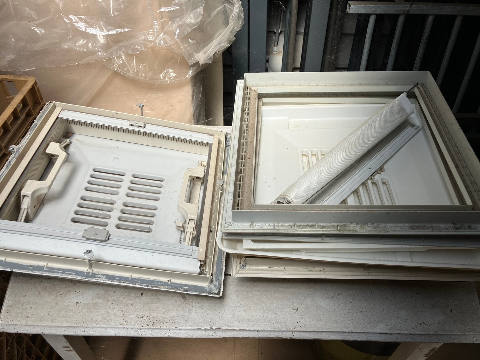 2x dakluik 48x48cm, Caravans en Kamperen, Caravan accessoires, Ophalen, Gebruikt