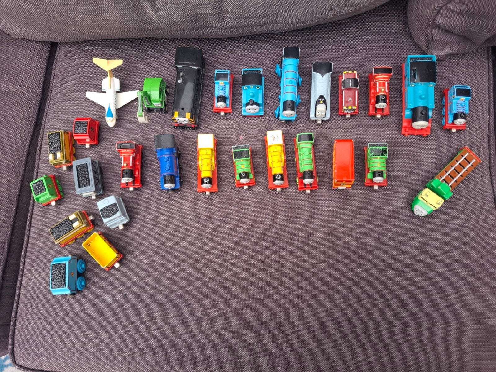 Grote Thomas de Trein collectie met rails en accessoires, Ophalen of Verzenden, Zo goed als nieuw