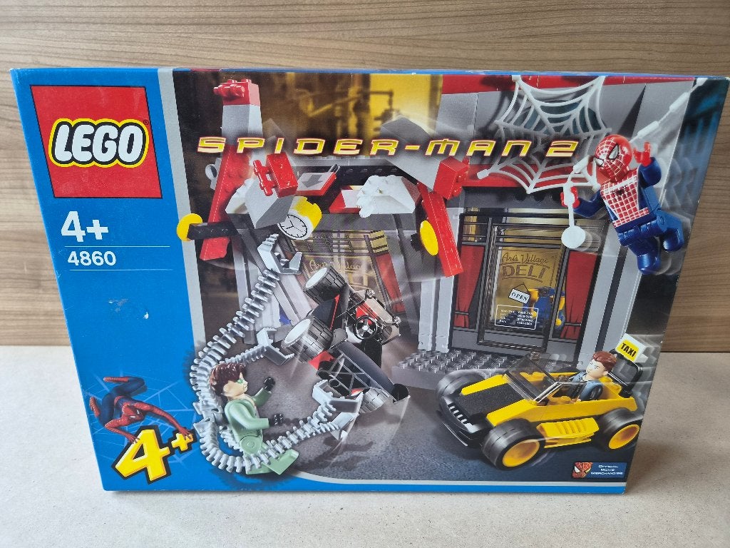 Lego Spider-Man 2 4860 Doc Ock's Cafe Attack, Overige thema's, Nieuw, Ophalen of Verzenden, Complete set