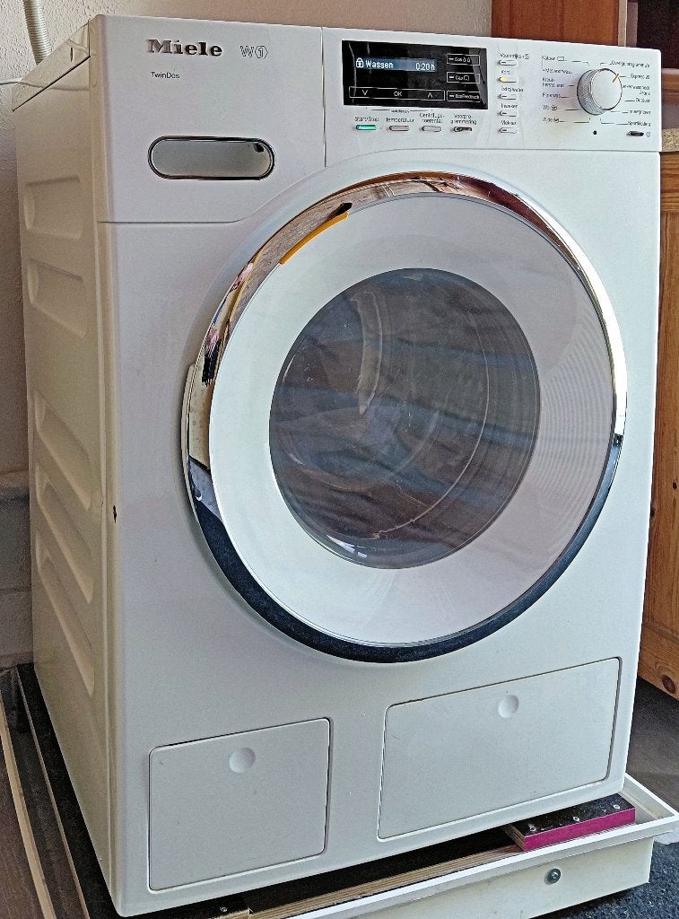 Miele wasmachine, 8 kg, 1600 toeren centr, Witgoed en Apparatuur, Wasmachines, Ophalen, 6 tot 8 kg, Gebruikt, 1600 toeren of meer