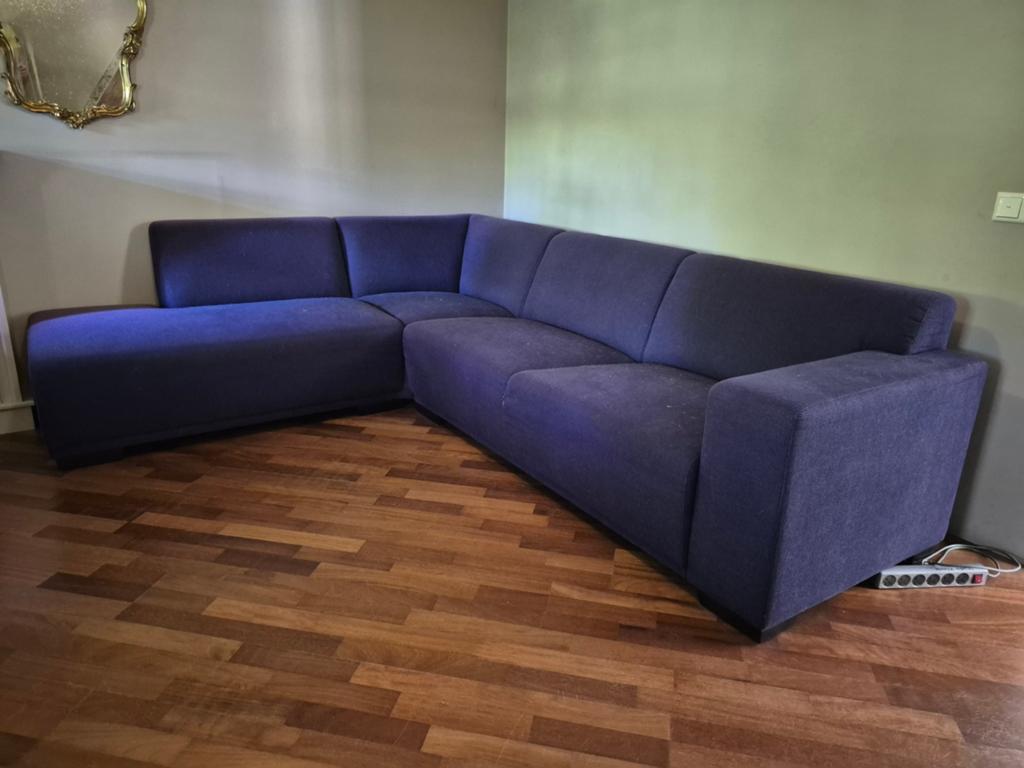 GRATIS hoekbank, Huis en Inrichting, Ophalen, Gebruikt