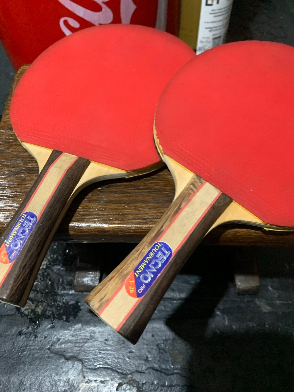Tafeltennisbatjes - TECNO Tournament Pro, Ophalen of Verzenden, Gebruikt, Net, Batje(s) of Balletje(s)
