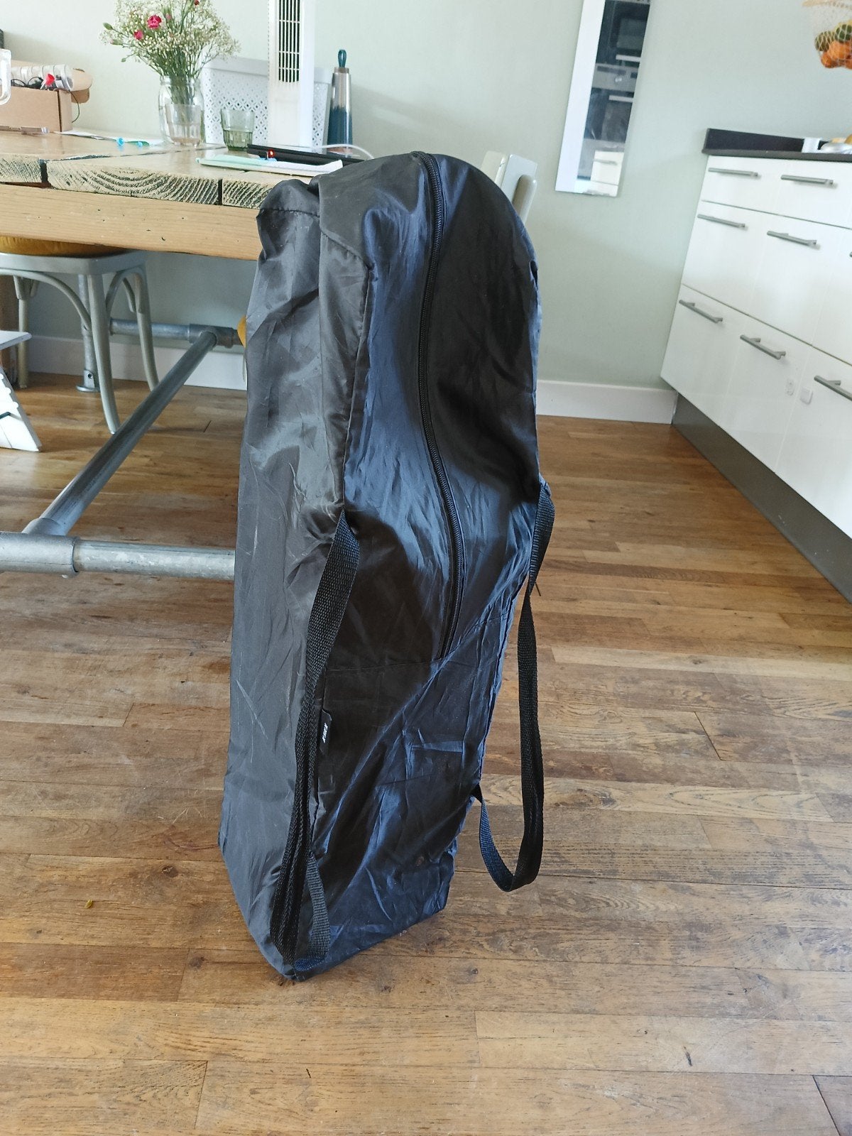 Kekk Campingbedje - Zwart, Gebruikt maar Goede Staat, Ophalen, Gebruikt, Minder dan 140 cm, Minder dan 70 cm