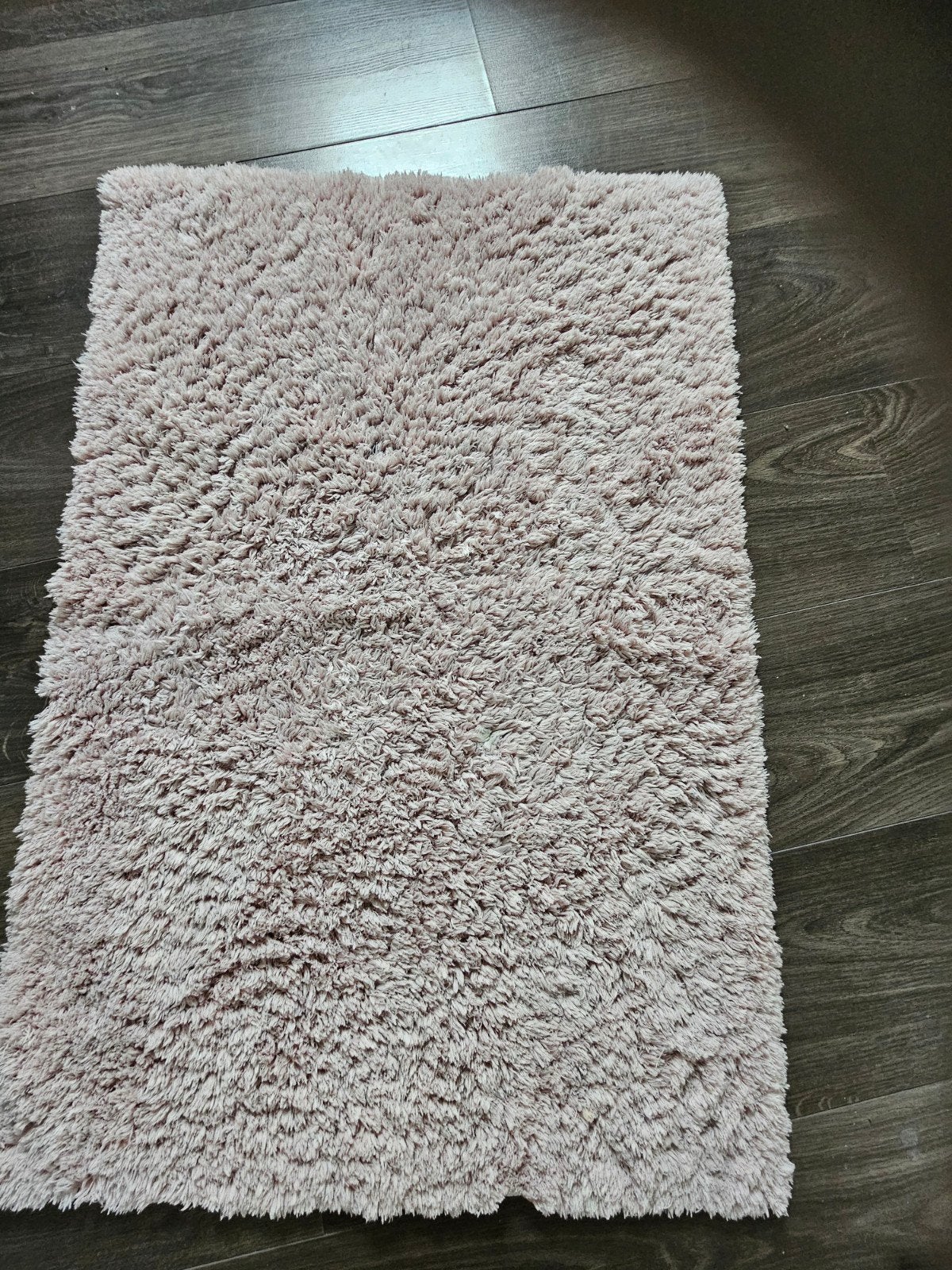 IKEA LINDNUD Badmat Roze/Beige 60x90 cm, Modern, Comfortabel, Gebruikt, 50 tot 100 cm, Rechthoekig