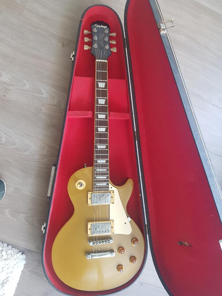 Elektrische gitaar - Epiphone Les Paul model, Ophalen, Gebruikt, Solid body, Epiphone