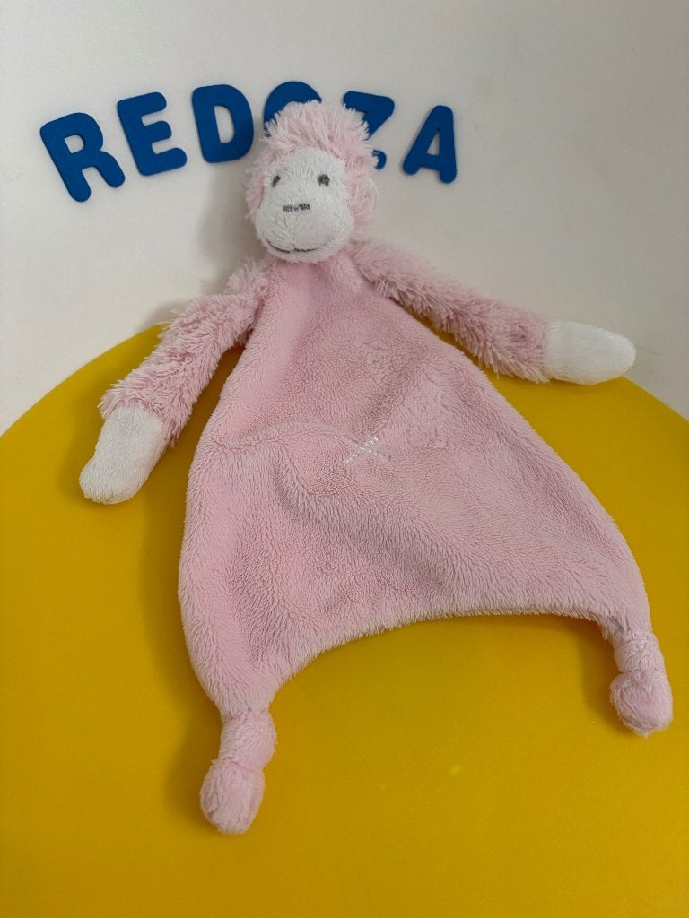 K2936 happy horse doekje aap roze, Ophalen of Verzenden, Zo goed als nieuw, Overige typen