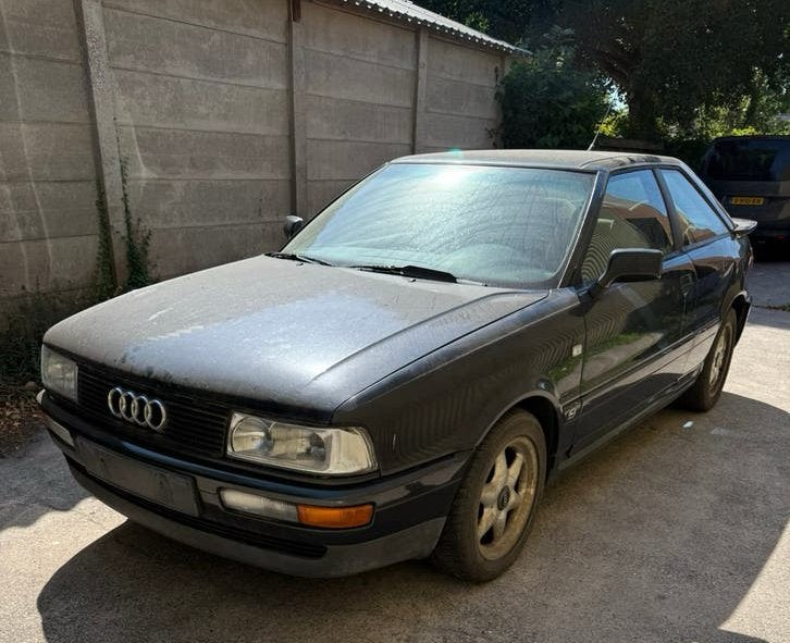 Audi coupe quattro b3 schuurvondst opknapper 2.3 80 90 typ89, Stof, 2300 cc, Handgeschakeld, Vierwielaandrijving