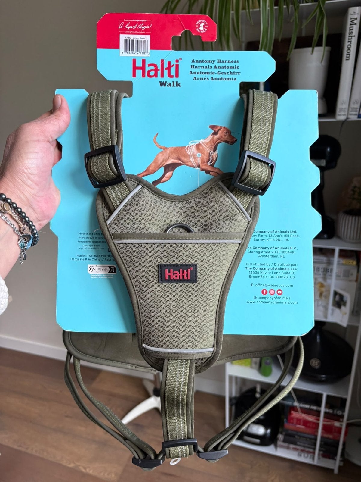 Honden tuigje: Halti Anatomy Harness maat XL, Dieren en Toebehoren, Ophalen of Verzenden, Zo goed als nieuw