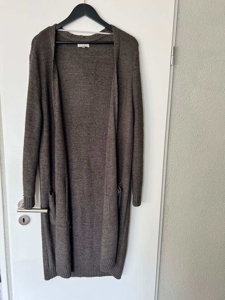 Zusss Lang Grijs Vest, Ophalen of Verzenden, Zo goed als nieuw, Maat 46/48 (XL) of groter, Grijs