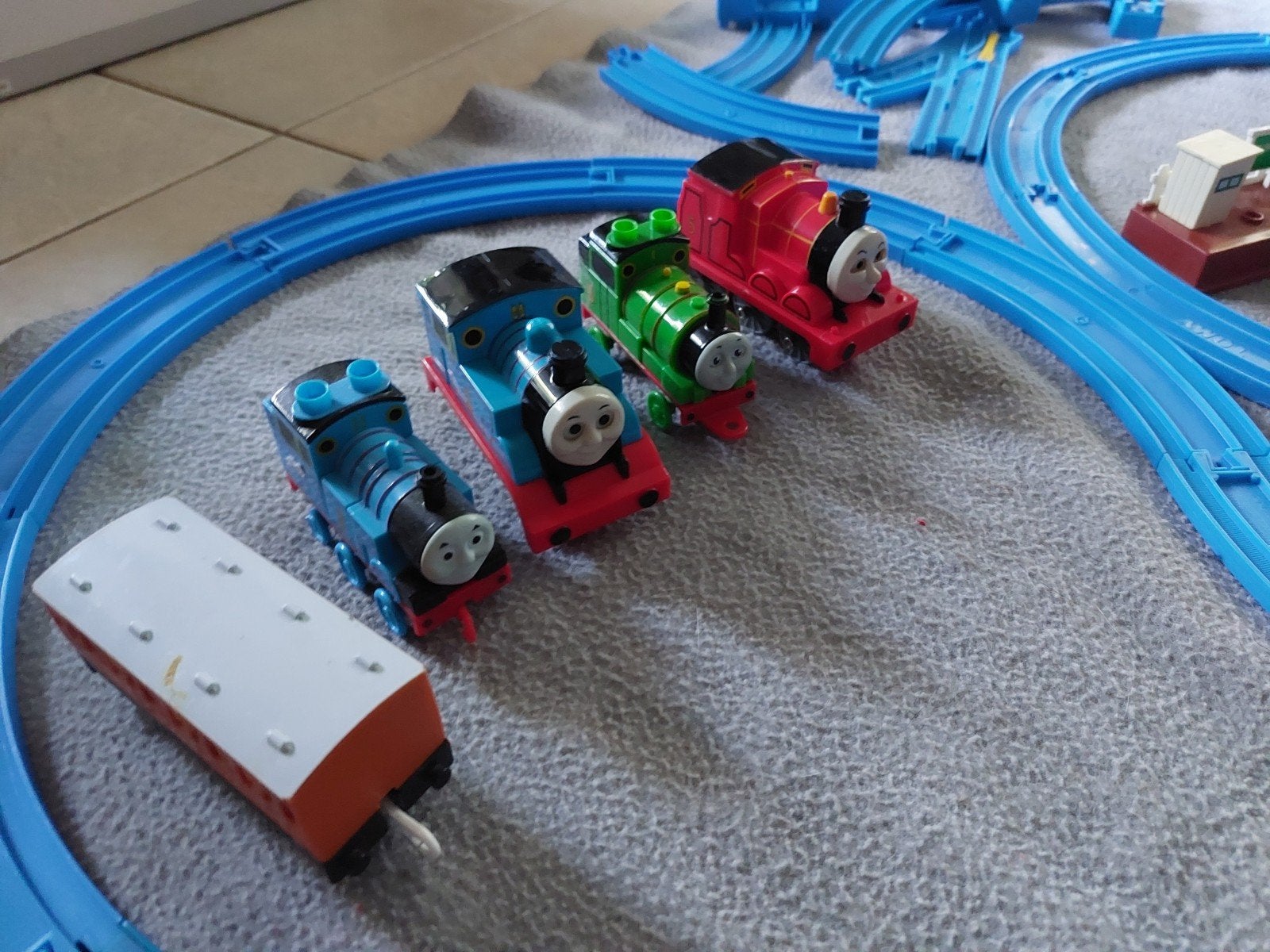 Thomas de trein baan met opberger, Ophalen of Verzenden