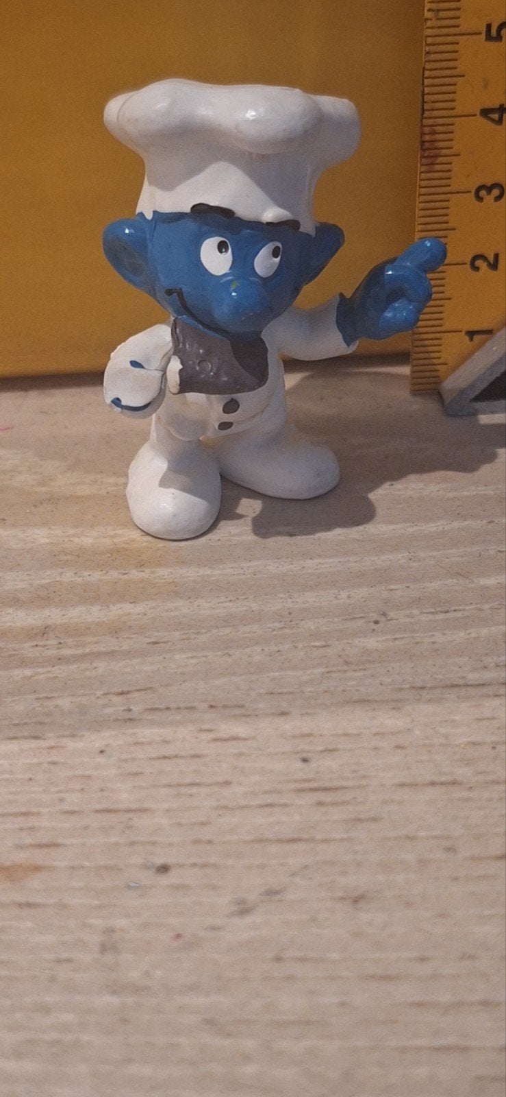 Smulsmurf poppetje smurf mist stukje arm (111026), Gebruikt, Verschillende Smurfen, ., Schleich