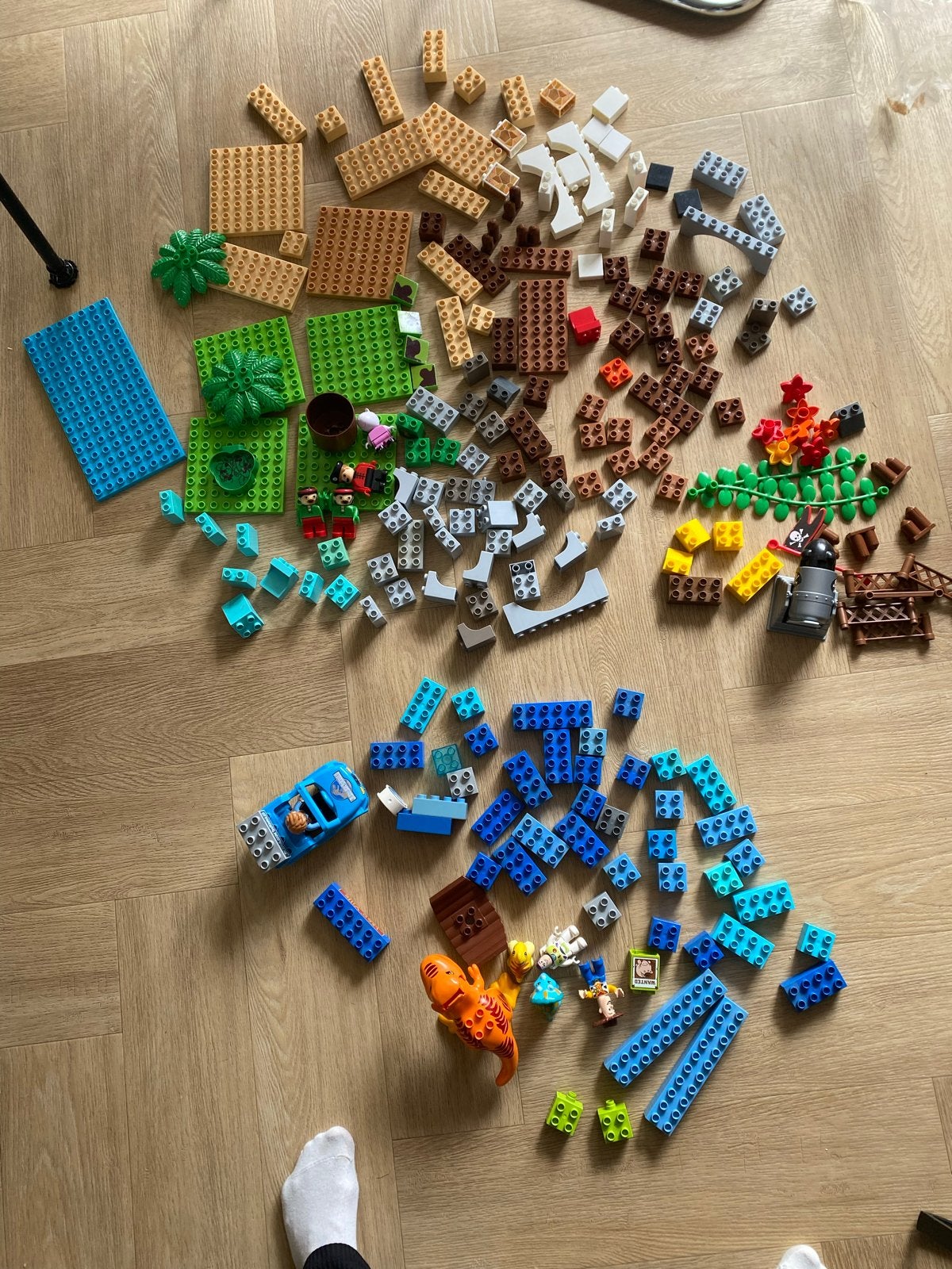 Grote partij Duplo, Unico en onbekende bouwblokken, Kinderen en Baby's, Ophalen of Verzenden, Gebruikt, Overige merken